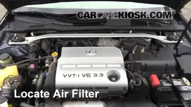 2004 Lexus ES330 3.3L V6 Filtro de aire (motor) Cambio